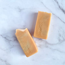 Load image into Gallery viewer, Grapefruit + Honey with calendula Soap Bar
