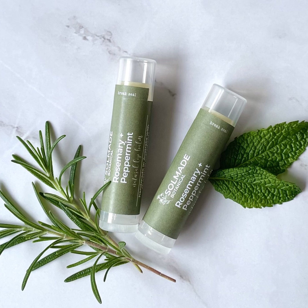 Rosemary + Peppermint Lip Balm